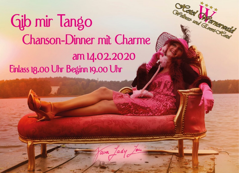 Gib mir Tango - Chanson-Dinner mit Charme im Wellness Hotel Wernerwald