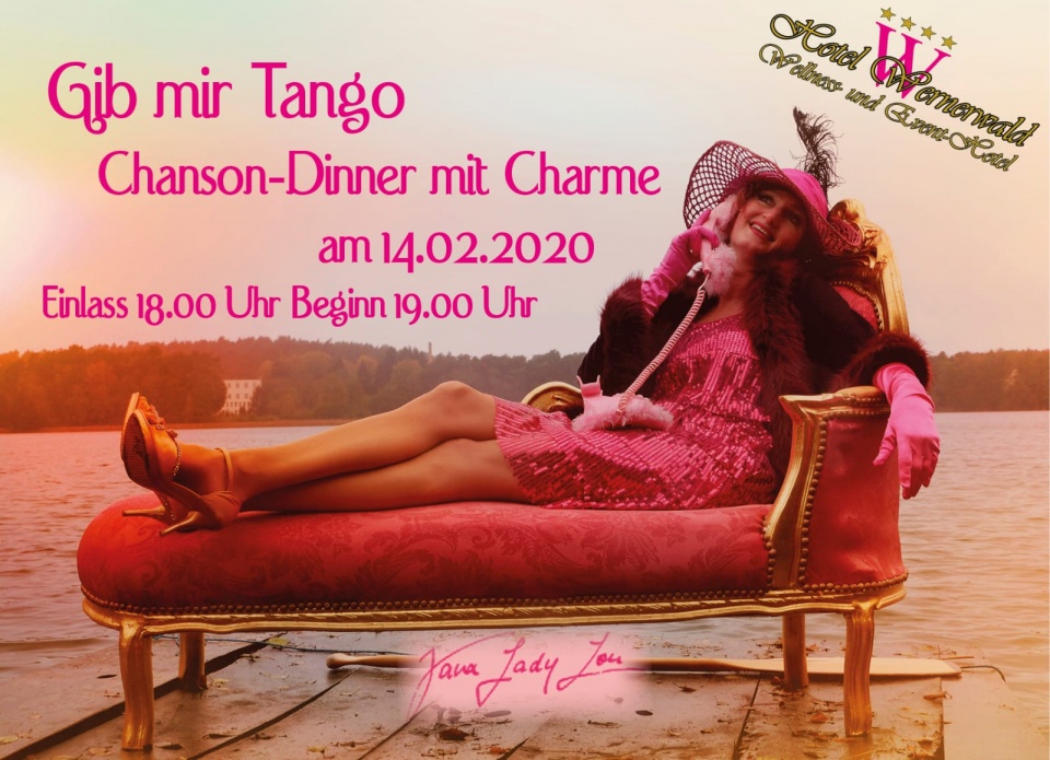 Gib mir Tango - Chanson-Dinner mit Charme im Wellness Hotel Wernerwald 